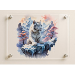 Printed Acrylic w/standoffs and rounded corners