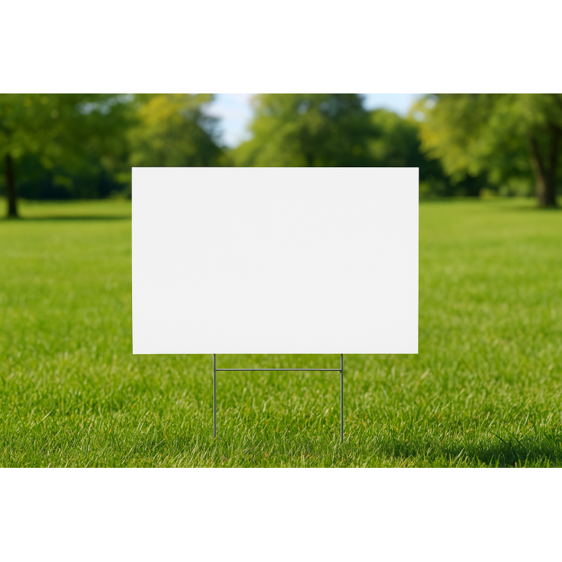 10 Pack Yard Signs 18x24 Full Color + Stakes